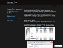 Tablet Screenshot of computercrap.wordpress.com