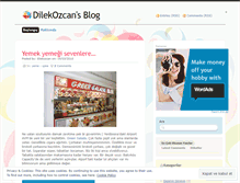 Tablet Screenshot of dilekozcan.wordpress.com