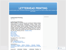 Tablet Screenshot of letterheadprinting.wordpress.com