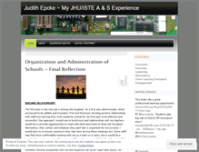 Tablet Screenshot of judithepcke.wordpress.com