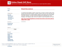 Tablet Screenshot of onlinediwaligiftstore.wordpress.com