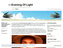 Tablet Screenshot of eveningoflightblog.wordpress.com