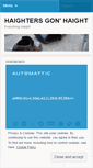 Mobile Screenshot of haightersgonhaight.wordpress.com