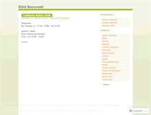Tablet Screenshot of ghidbucuresti.wordpress.com