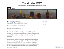 Tablet Screenshot of jswt.wordpress.com