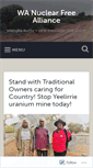 Mobile Screenshot of nuclearfree.wordpress.com