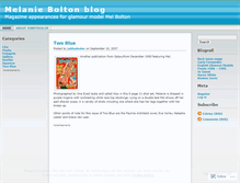 Tablet Screenshot of melaniebolton.wordpress.com