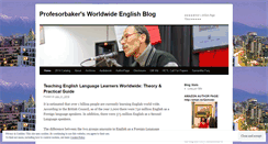 Desktop Screenshot of profesorbaker.wordpress.com