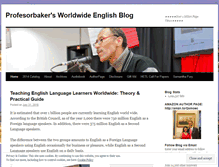 Tablet Screenshot of profesorbaker.wordpress.com