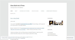 Desktop Screenshot of onedish.wordpress.com