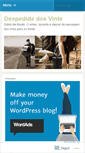 Mobile Screenshot of despedidadosvinte.wordpress.com