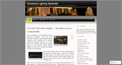 Desktop Screenshot of nashvillechristmaslights.wordpress.com