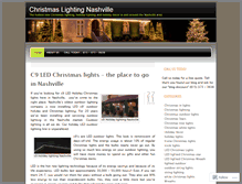 Tablet Screenshot of nashvillechristmaslights.wordpress.com