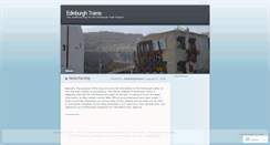 Desktop Screenshot of edinburghtrams.wordpress.com