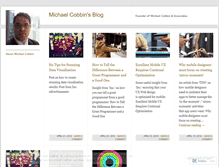 Tablet Screenshot of michaelcobbin.wordpress.com