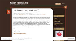 Desktop Screenshot of nguoiyeutho.wordpress.com