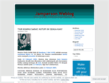 Tablet Screenshot of jamperson.wordpress.com