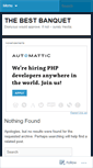 Mobile Screenshot of bestbanquet.wordpress.com