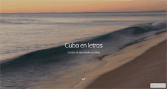 Desktop Screenshot of cubaenletras.wordpress.com