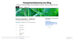 Desktop Screenshot of honeymoonharmony.wordpress.com