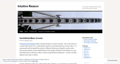 Desktop Screenshot of intuitivereason.wordpress.com