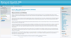 Desktop Screenshot of naturalhealthmd.wordpress.com