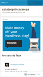 Mobile Screenshot of calatorprintaramea.wordpress.com