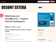 Tablet Screenshot of desuntcetera.wordpress.com