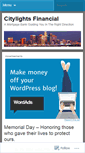Mobile Screenshot of citylightsfinancial.wordpress.com