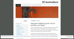 Desktop Screenshot of elaustraliner.wordpress.com