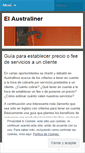 Mobile Screenshot of elaustraliner.wordpress.com