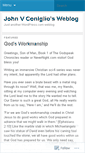 Mobile Screenshot of johnvconiglio.wordpress.com