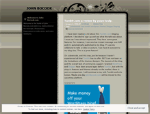 Tablet Screenshot of jbocook.wordpress.com