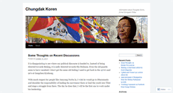 Desktop Screenshot of chungdak.wordpress.com