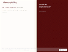 Tablet Screenshot of inhouselegal.wordpress.com