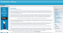 Desktop Screenshot of pixelata.wordpress.com