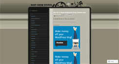 Desktop Screenshot of busycrowstudio.wordpress.com