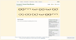 Desktop Screenshot of goodlookingradio.wordpress.com