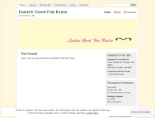 Tablet Screenshot of goodlookingradio.wordpress.com