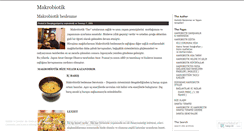 Desktop Screenshot of makrobiotik.wordpress.com