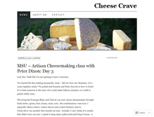 Tablet Screenshot of cheesecrave.wordpress.com