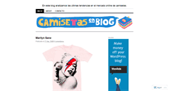 Desktop Screenshot of camisetasenblog.wordpress.com