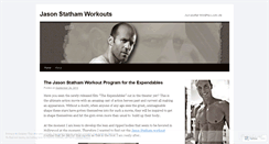 Desktop Screenshot of jasonstathamworkouts.wordpress.com