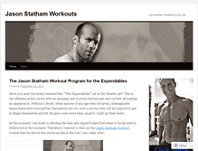 Tablet Screenshot of jasonstathamworkouts.wordpress.com