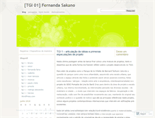 Tablet Screenshot of fernandasakano.wordpress.com