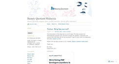 Desktop Screenshot of beautymalaysia.wordpress.com