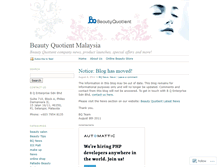 Tablet Screenshot of beautymalaysia.wordpress.com