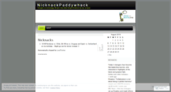 Desktop Screenshot of nicknackpaddywhack.wordpress.com