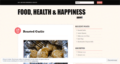 Desktop Screenshot of foodhealthhappiness.wordpress.com