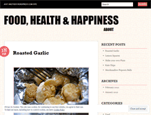 Tablet Screenshot of foodhealthhappiness.wordpress.com